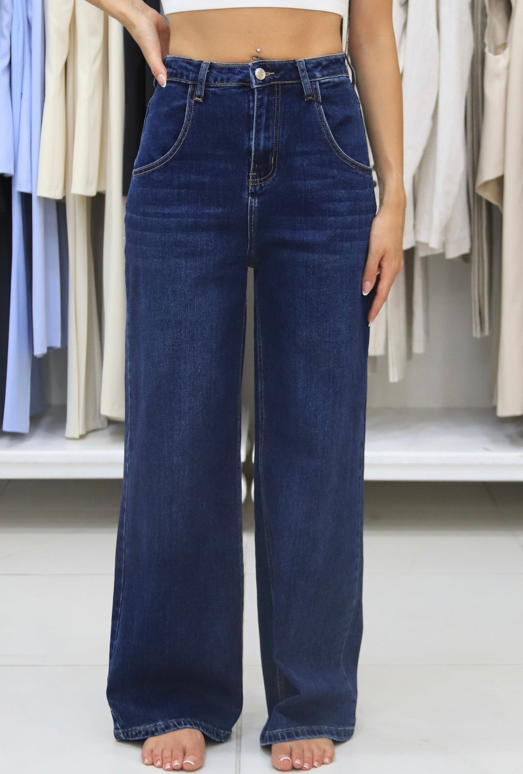 Jeans wide leg
