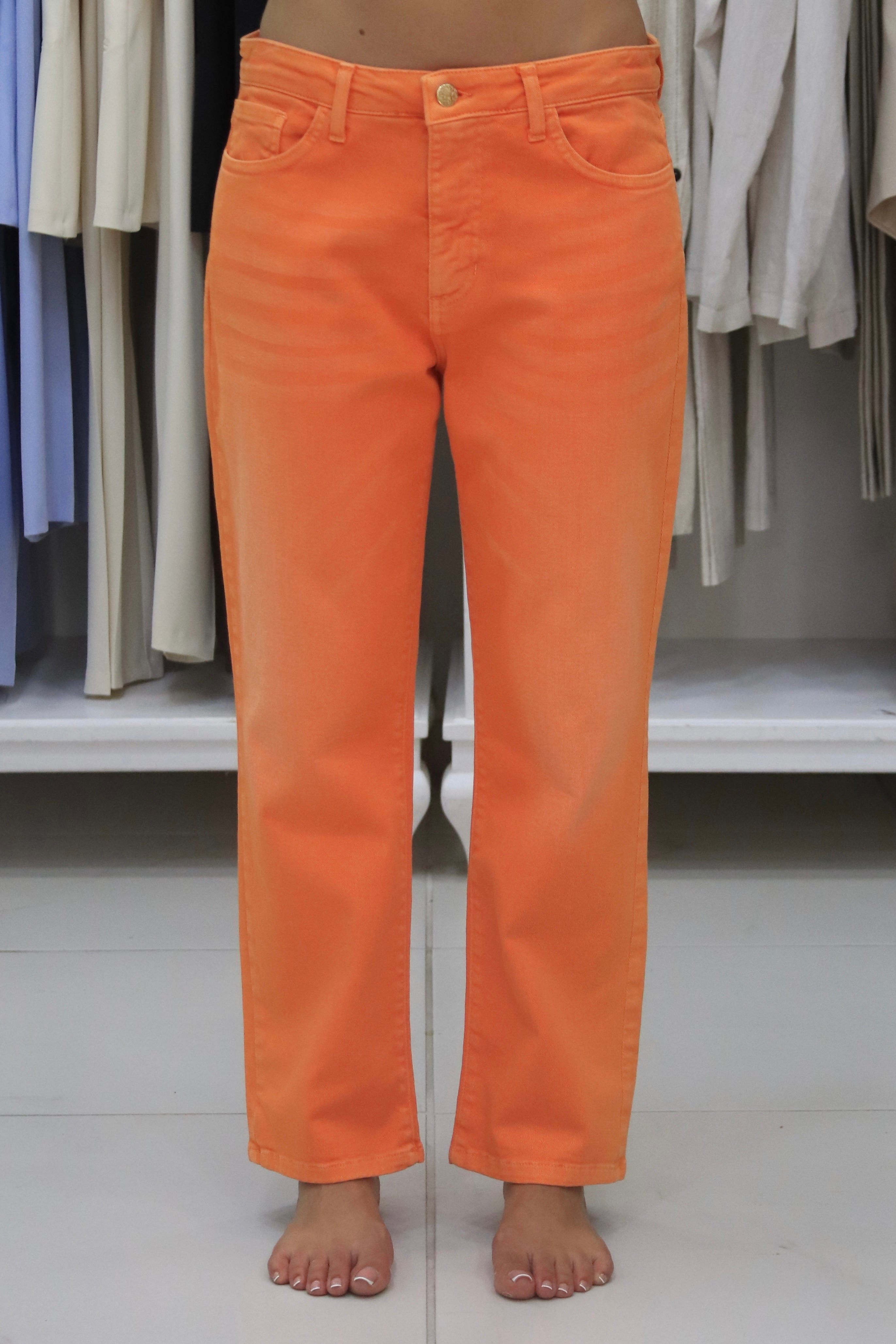 Jeans arancioni