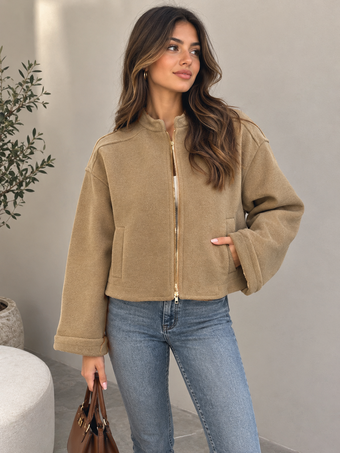 Giubbotto “Camel Chic”
