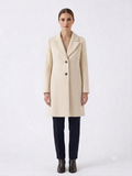 Cappotto baronetto panna