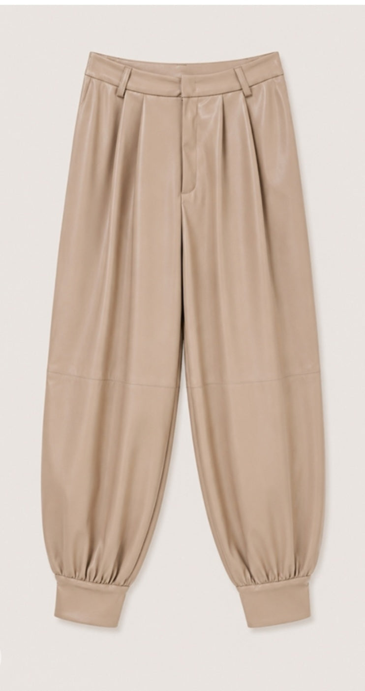 Pantalone ballon ecopelle