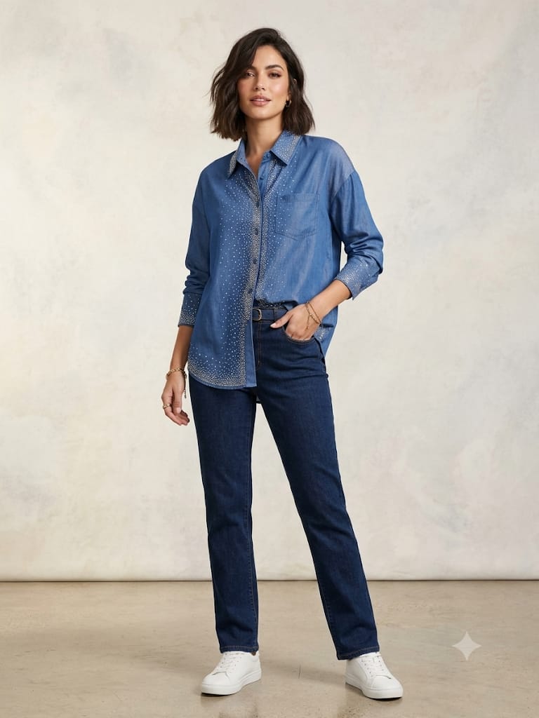 Camicia brillantini