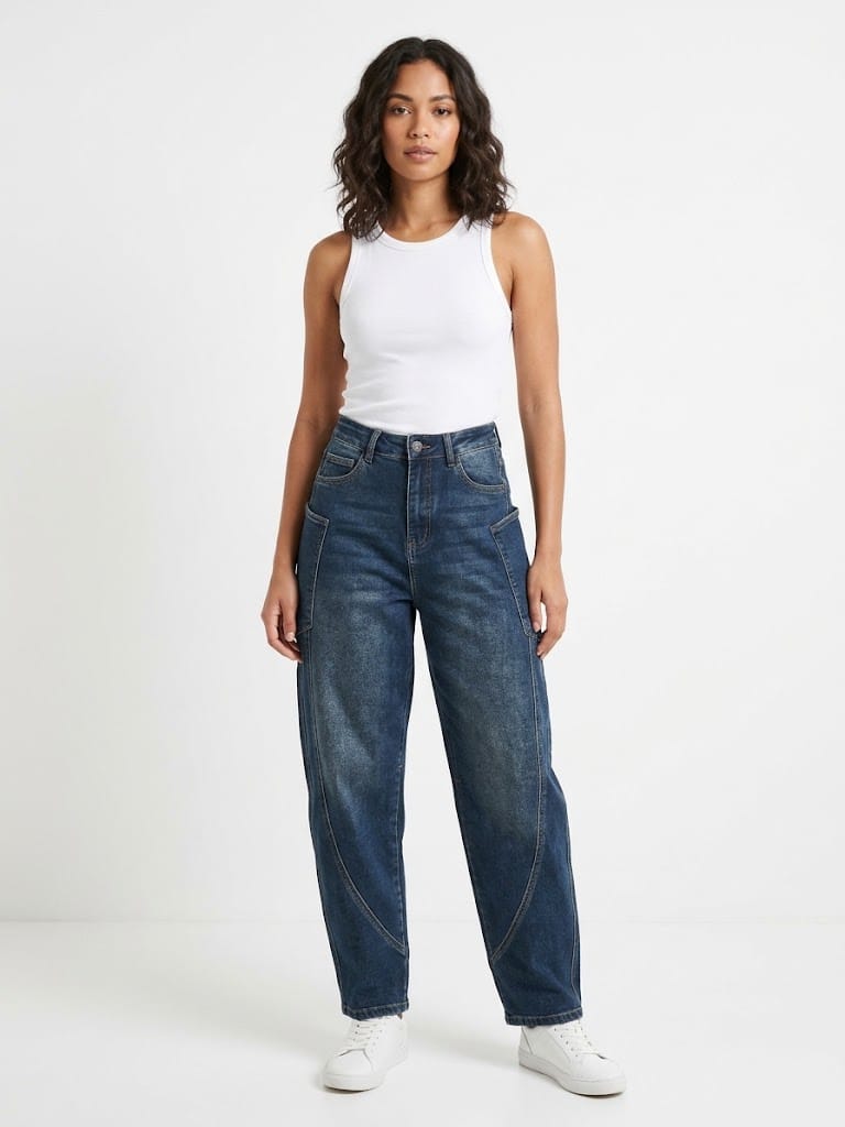 Jeans denim baggy