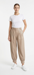 Pantalone ballon ecopelle