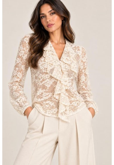 Blusa in pizzo